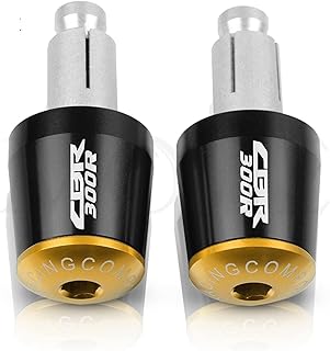 Plugues de guidão de motocicleta Punhos Do Guidão Da Motocicleta Tampa Da Barra Do Guidão Para Honda CBR300R/CB300F/FA CBR CB 300R 300F 2014-2019 2015 2016 2017 Tampas de guidão de motocicleta (Color