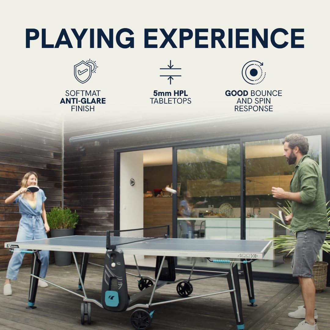 Cornilleau Mesa de Tenis de Mesa Deportiva 400X para Exteriores