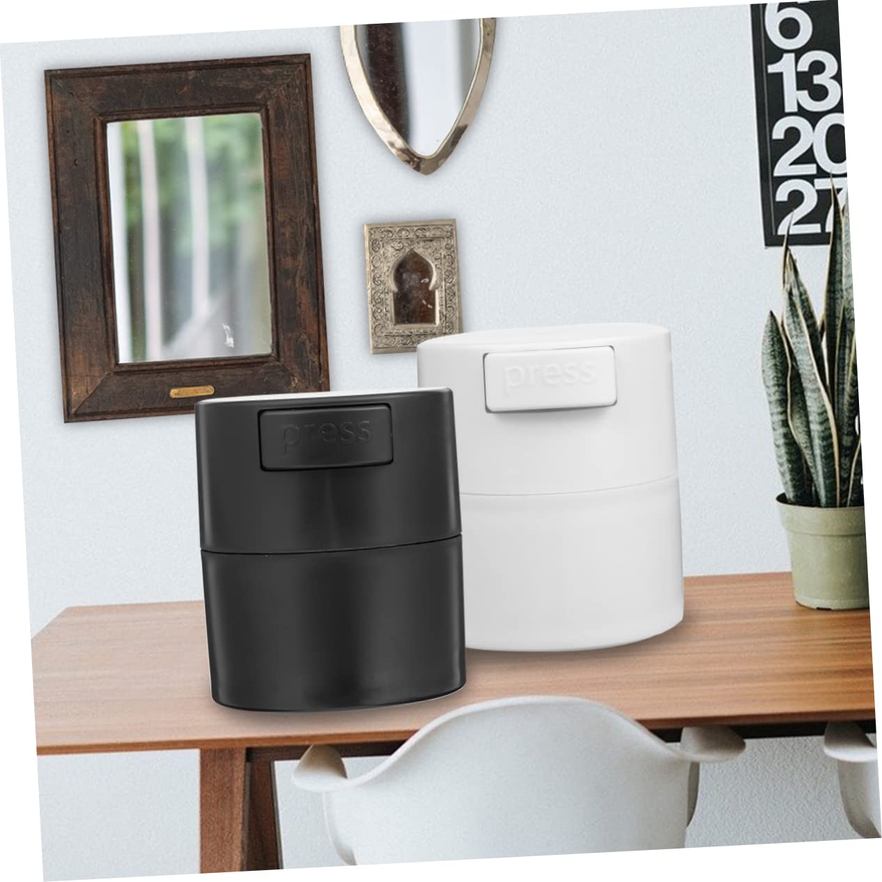 FOMIYES 2pcs Eyelash Glue Storage Container Sealed Dehumidified Lash Glue Holder for Travel