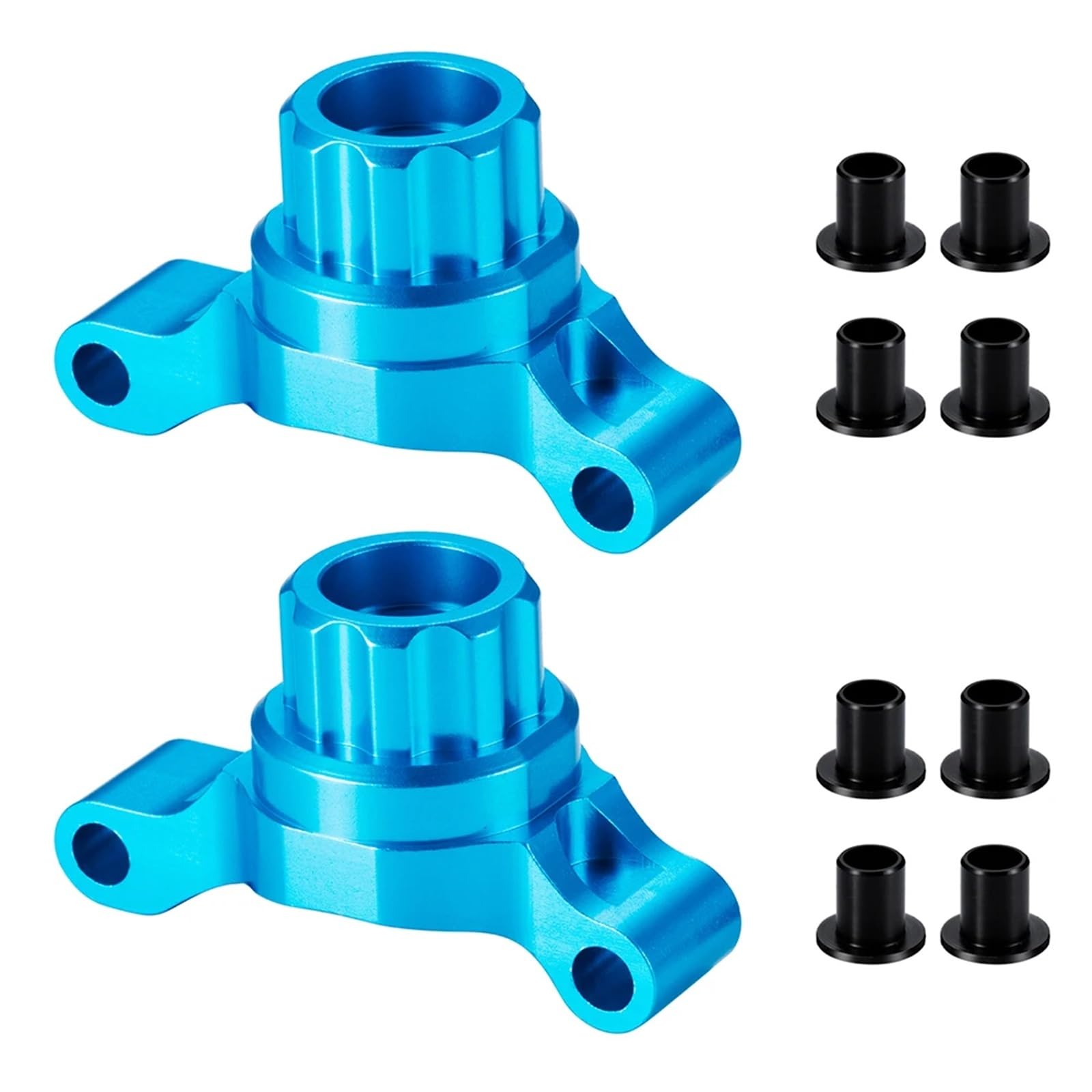 Per Tamiya Per TT02 1/10 RC Drift Auto Posteriore In Lega Di Alluminio Nocche Dello Sterzo Carrier Mozzo Asse Tazze Parti Ricambio Ricambi Modellini RC