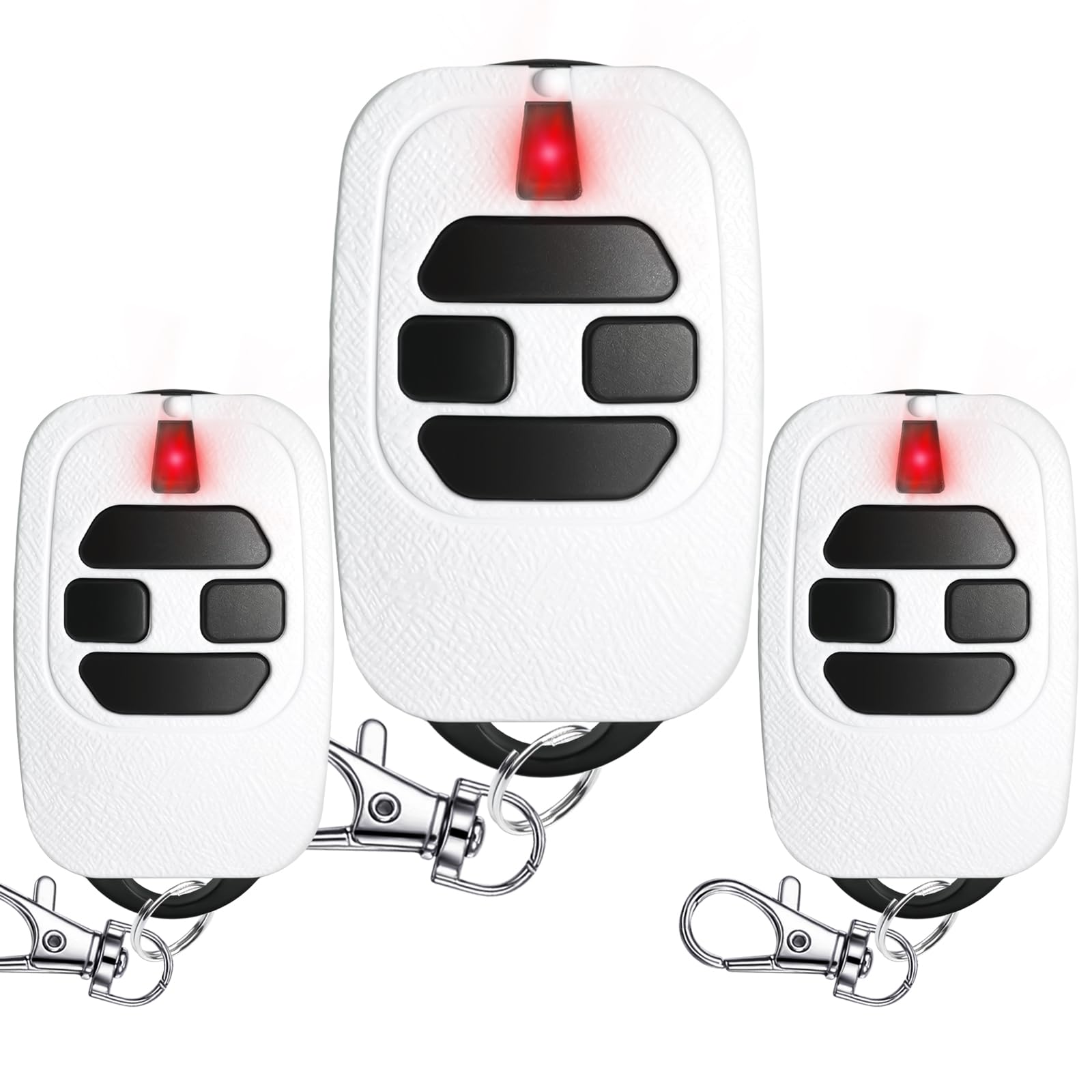 433.92 MHz Garage Door Remote, 3 PCS Garage Door Opener Remote Control, 4 channels, Compatible with GTI2/4, GT2/4, Mio TR2/4