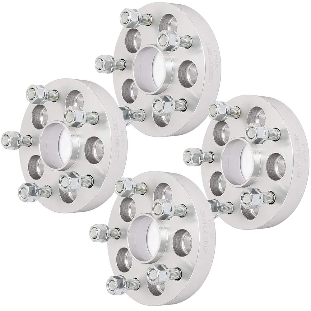 ECCPP 4PCS 5x100 to 5x114.3 Wheel Spacers Adapters 25mm (1") Hubcentric 5 lug Fits for 1990-2014 for Subaru Legacy 2000-2014 for Subaru Outback 2016-2023 for Subaru Crosstrek