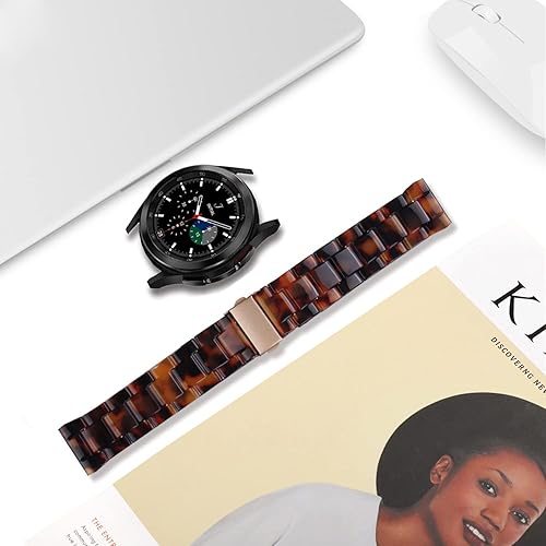 Vista 147 de Correas compatibles con Samsung Galaxy Watch 7 / FE / 6/6 Classic / 5/5 Pro / 4/4 Classic / 3 de 1.614 in / Huawei GT3 de 1.654 pulgadas, 0.787