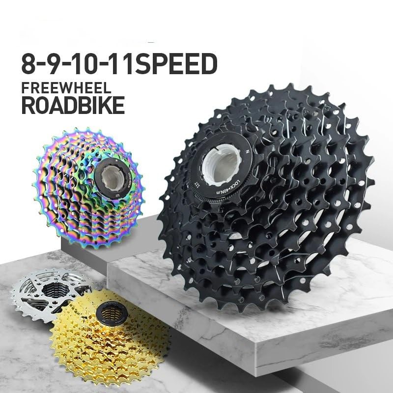 akcesoria do wymiany roweru wolnobiegowego Pasuje do roweru szosowego VG Sports All Size 8 9 10 11 Speed ​​Velocidade Freewheel 11-25T/28T/32T/36T Cassette Sprocket