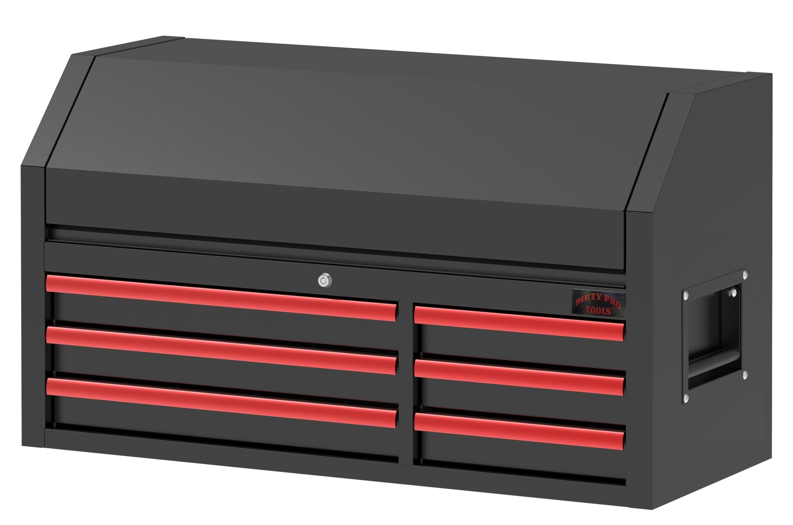 dirty pro tools™ Professional 8 Drawers Garage Large Tool Chest TOP Box with Ball Bearing Slides