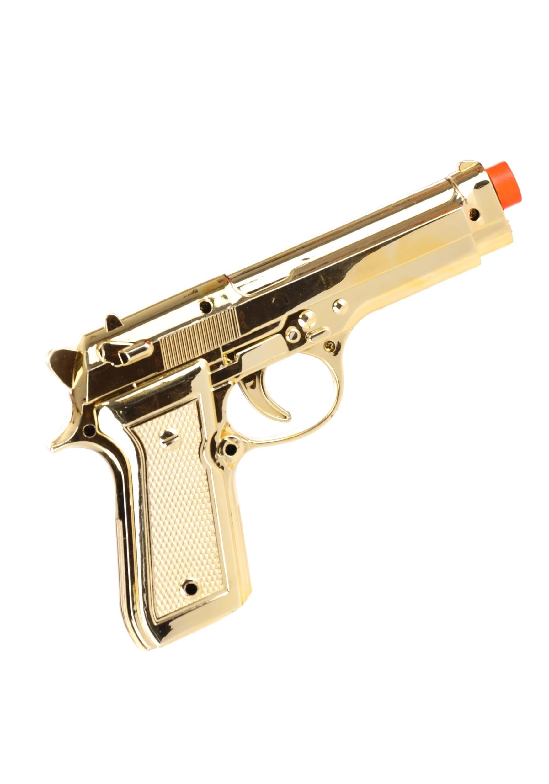 Amazon.com: Gold Pistol Toy Gun Costume Accessory - Shiny Plastic
