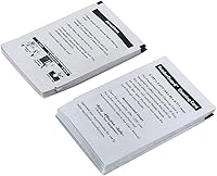 Vista 3 de Tarjetas de limpieza CR80, limpiador de lector de tarjetas de doble cara, tarjetas de limpieza de terminales de deslizamiento POS (10 unidades)