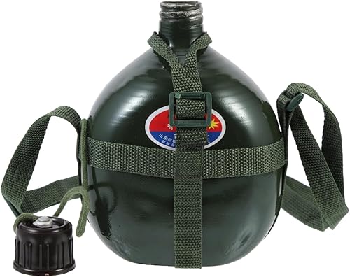 Botella de agua resistente al desgaste para acampar al aire libre, diseño de boca ancha para supervivencia y actividades al aire libre, botella de