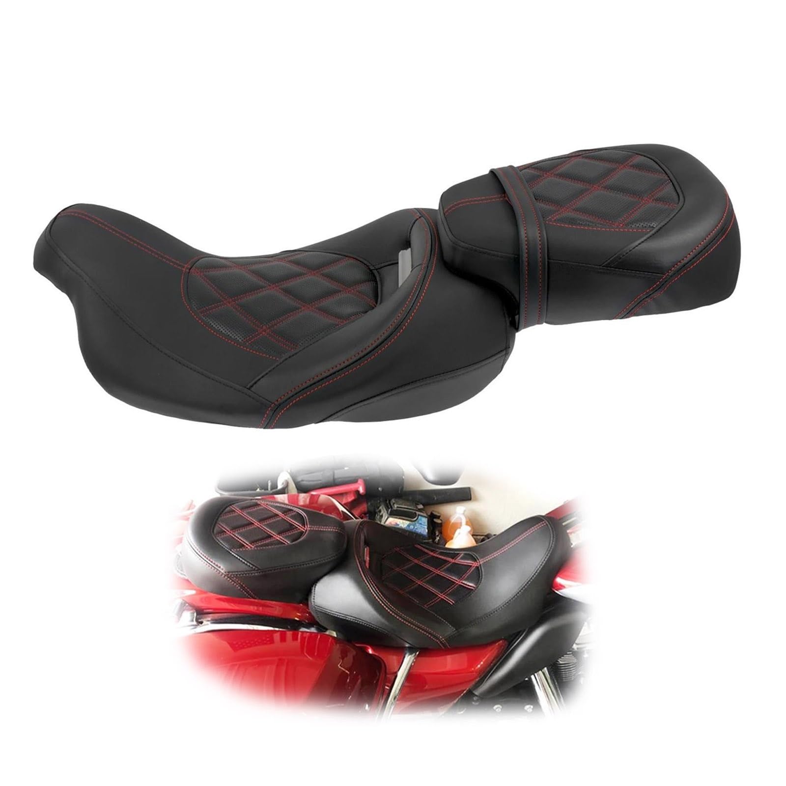 Asiento de conductor FLHTK 2014-2020 para Harley Touring Ultra Limitada 6