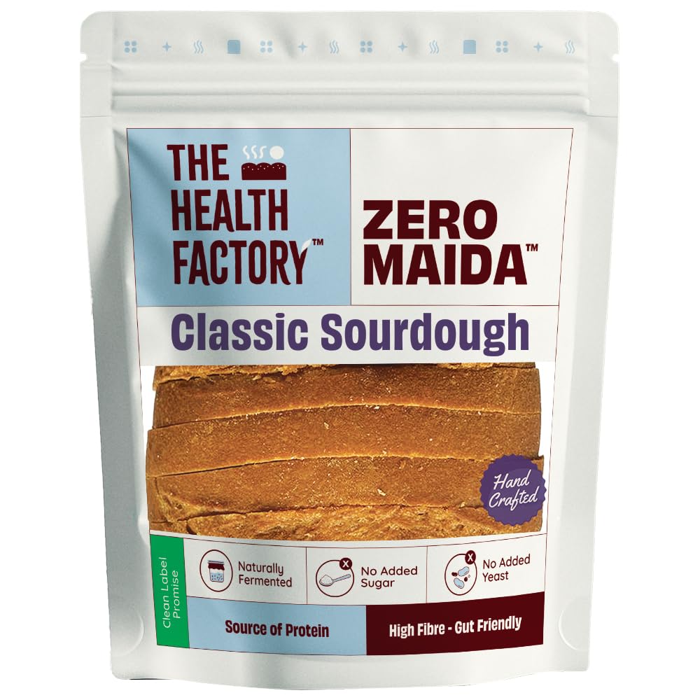 The Health Factory Sourdough Classic Bread Zero Maida,330 gm