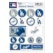 WinCraft MLB Los Angeles Dodgers Vinyl Sticker Sheet, 5" x 7"
