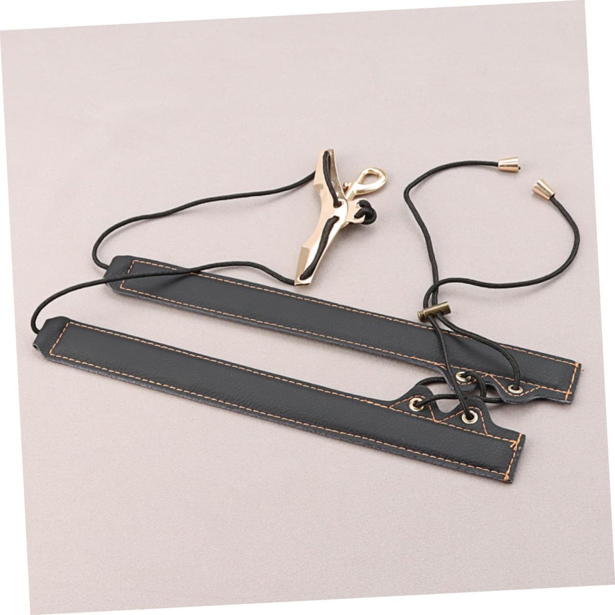 Gold Thread Saxophone Shoulder Strap, Universal Adjustable Sax Harness for Alto Tenor Sax, Practical Lightweight Wind Instrument Accessory for Stage Performance