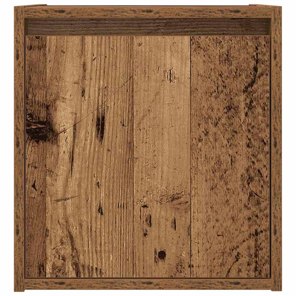 Comodino sospeso con spazio di archiviazione, comodino da parete per camera da letto, risparmio di spazio per il montaggio a parete, parete moderna in legno effetto legno anticato, parete con
