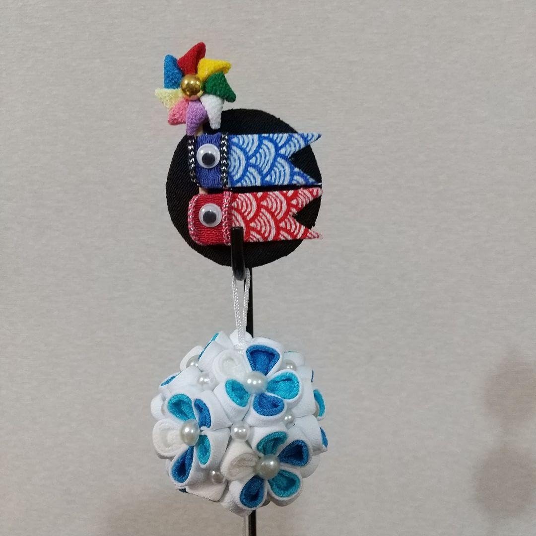 【 鯉のぼりの吊るし飾り 】ちりめん細工 輪飾り さげもん 端午の節句 子供の日 鯉のぼりの吊るし飾り 】ちりめん細工 輪飾り さげもん 端午の節句