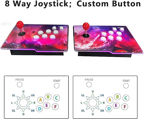 Miniatura 5 de Caja Pandoras 3D con 32000 juegos clásicos instalados, consola de juegos arcade 2 en 1 separada, compatible con 3D, 1280 x 720 Full HD,