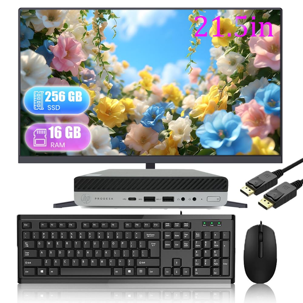 Amazon.com: HP ProDesk 600 G3 Mini Desktop Computer with Monitor