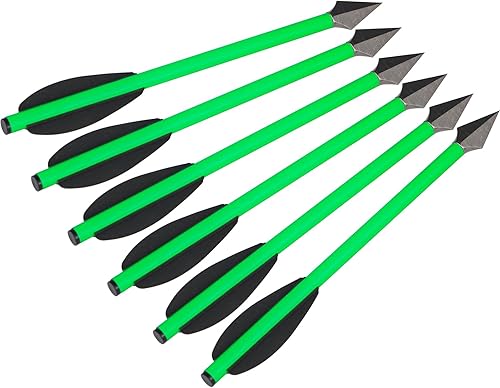 Miniatura 2 de Mini pernos de ballesta de 6.3 pulgadas, flechas de ballesta de carbono con puntas de cabeza ancha, flechas de caza para 50-80 libras ballesta de