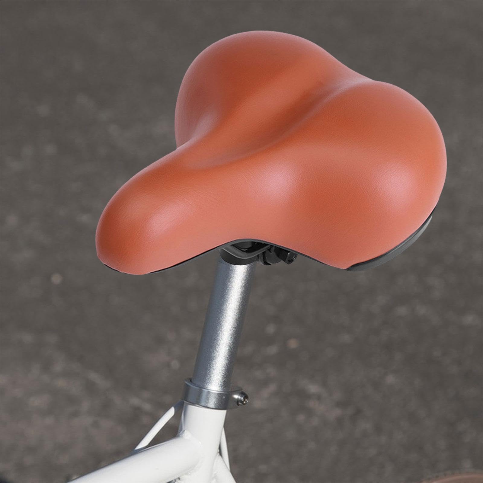 Ampia Sella per Bicicletta, Adatta Sia per Uomo Che per Donna, con Assorbimento degli Urti E Impermeabile, Ideale per Mountain Bike da Strada.