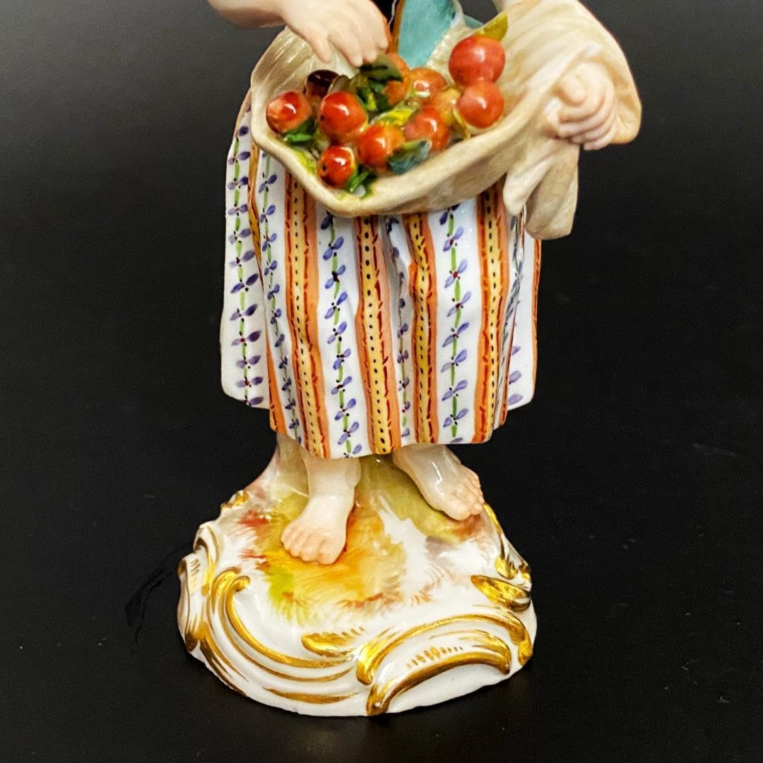 Amazon.co.jp: Meissen PORCELAIN GIRL FIGURINE : Home & Kitchen