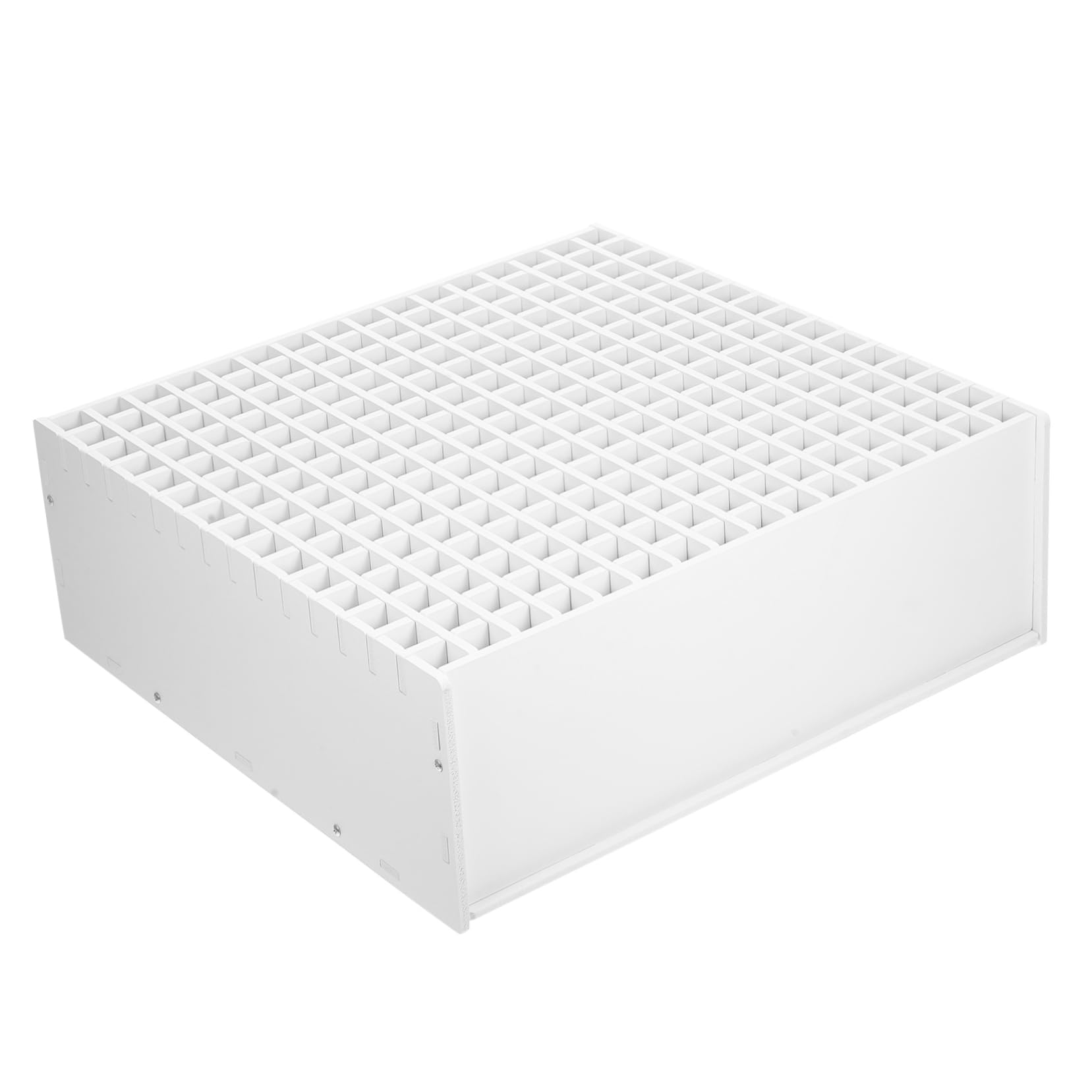Portapenne Trasparente Bianco 240 Slot Organizer da Scrivania Abs | Portapenne Simpatico, Portapenne da Scrivania Simpatico, Accessori per Studiare, Portapastelli, Back To School Party
