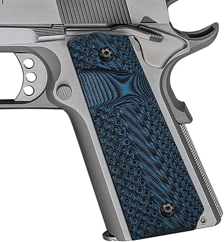 Miniatura 8 de Cool Hand 1911 G10 Grips de repuesto para Kimber Colt Rock Island Springfield Tauru tamaño completo gobiernocomandante tornillos de pistola