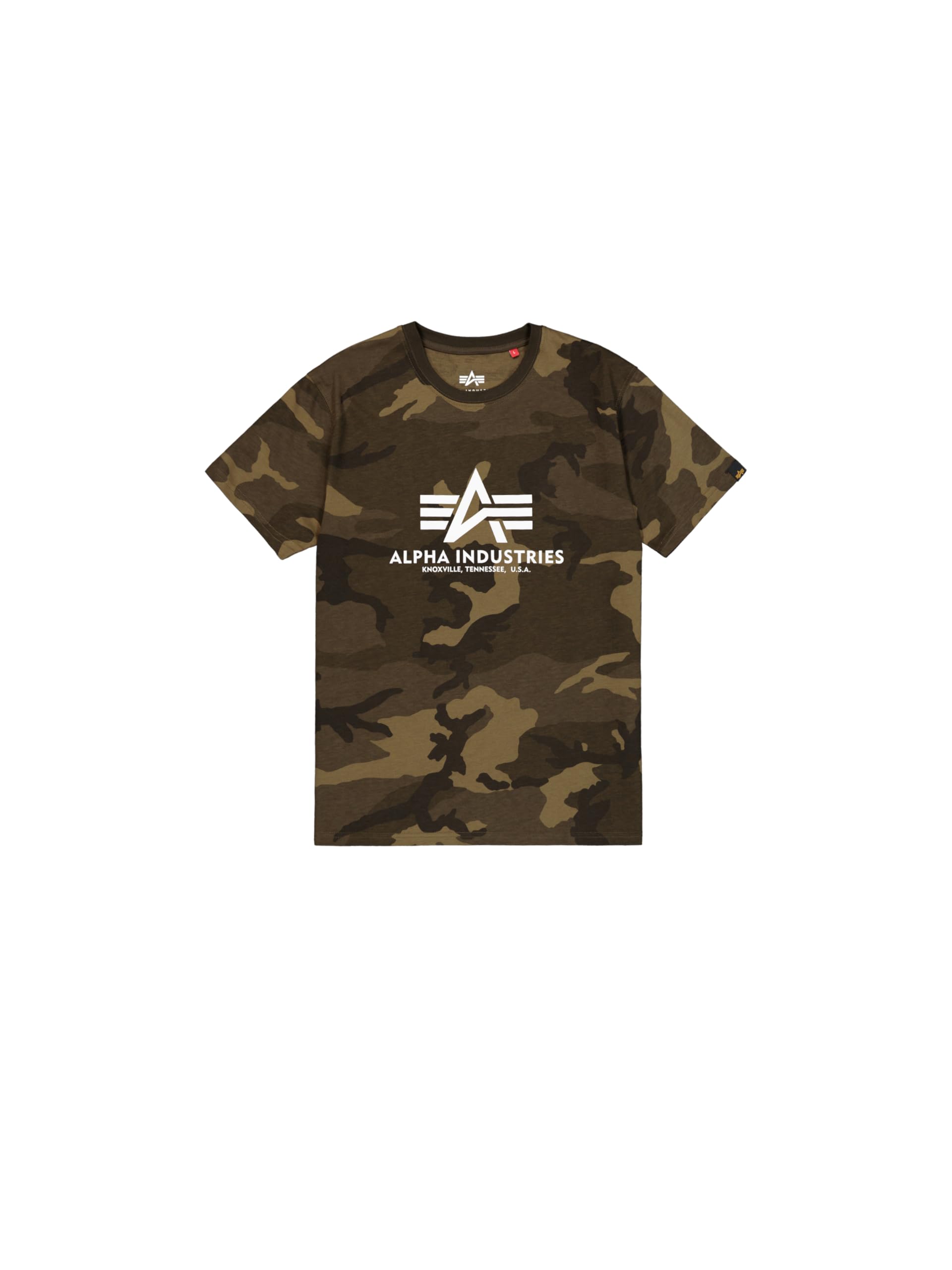 Alpha Industries Basic Camo T-Shirt for Men Olive Camo