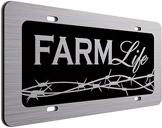 Farm Life License Plate| Gift for Farmer| Farm Car Tag