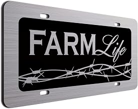 Farm Life License Plate| Gift for Farmer| Farm Car Tag