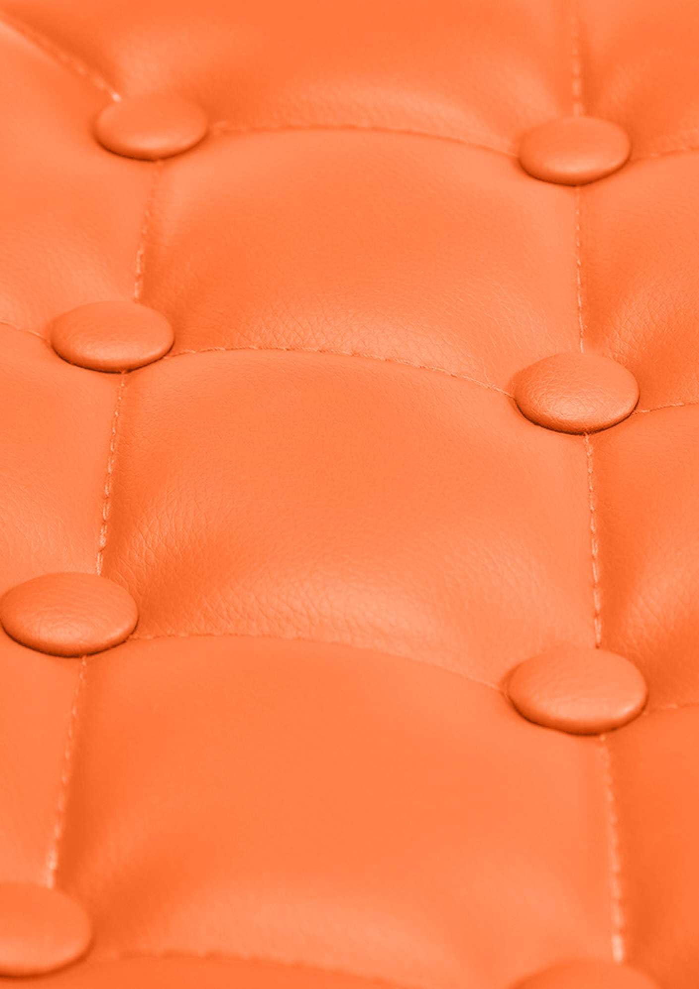 CLP Sedia Lounge Girevole Dublin In Similpelle I Poltroncina Design Chester Altezza Regolabile I Sedia Con Braccioli Imbottita, Colore:arancione