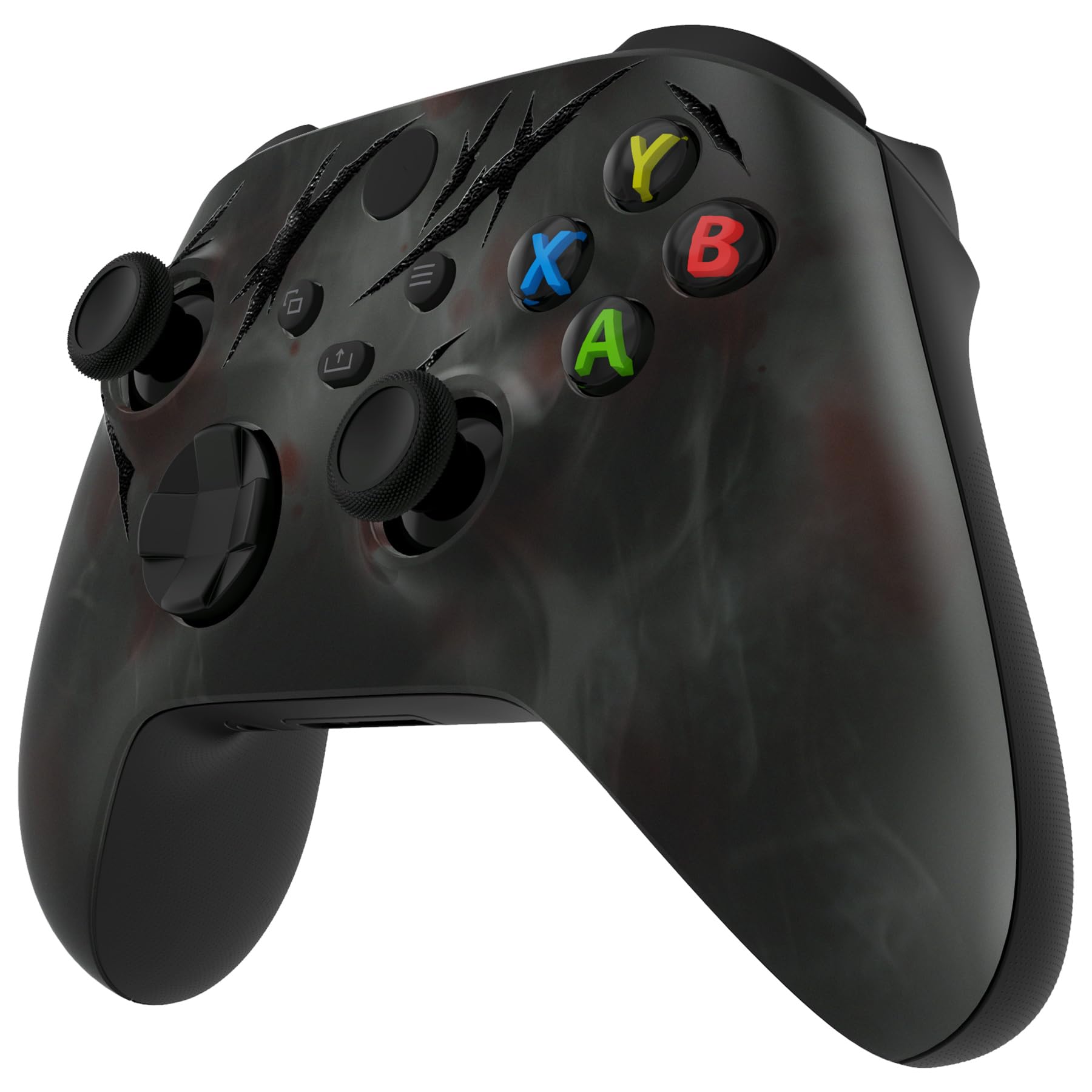 eXtremeRate Replacement Shell for Xbox Series X|S Controller - Unleash Your Style - Blood Mist Custom Acessories Skin Front Housing Cover for Xbox Core Controller Wireless - No Console — view 8