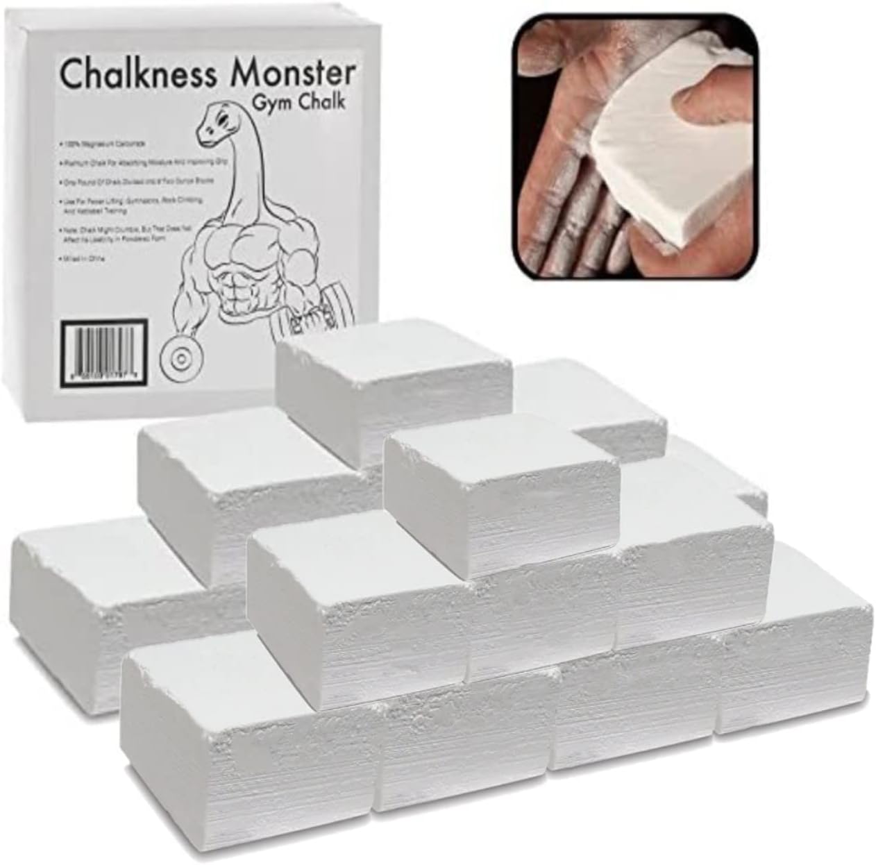 SCS Direct Chalkness Monster Gym Chalk Blocks Premium