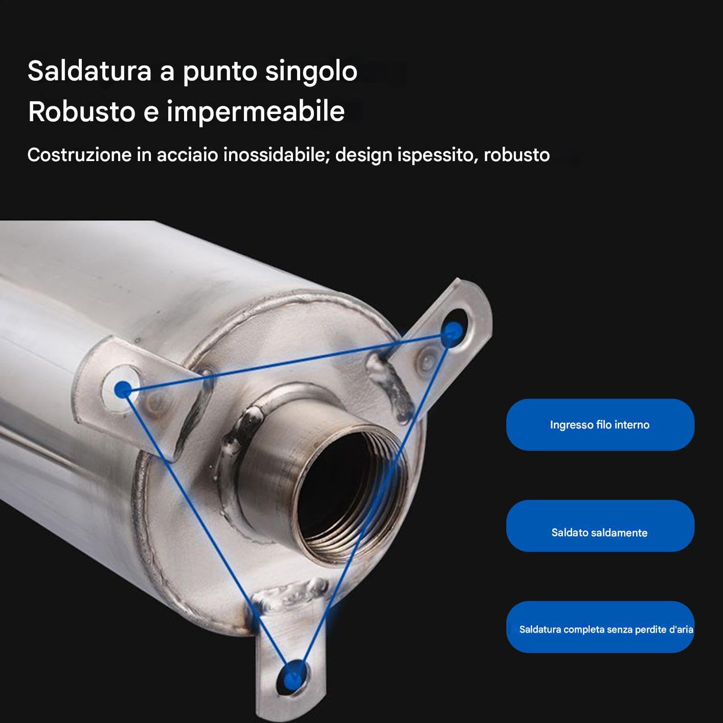 Pompa Manuale Per Pozzo | Pompa Mano Acqua Profonda,Alimentatore Fontana Per Prato Stagno Dispositivo Aspirazione Acciaio Inox