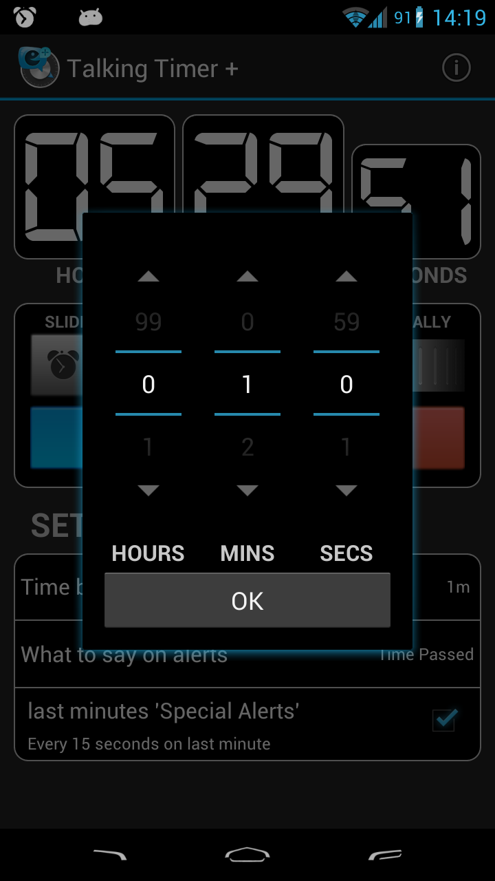 Talking Timer + App on Amazon Appstore