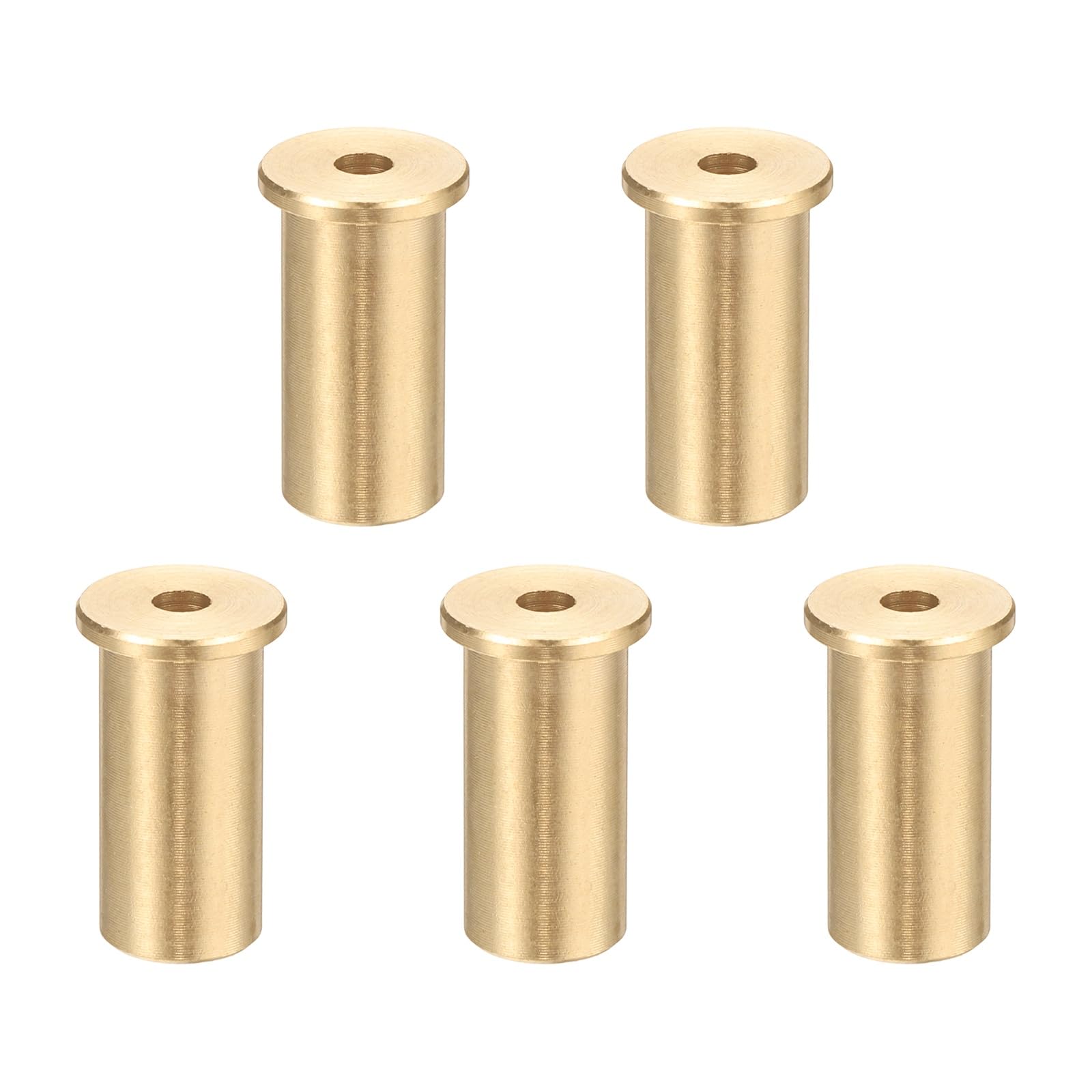 YELARXI Golf Brass Tip Weights, Club Weight Head Accessories Reusable Plug Insert Golf Weighted Spike for Steel Wood Iron Shaft 5Pcs & 4g -Fit for(0.355"/0.370" Pointed Shaft)