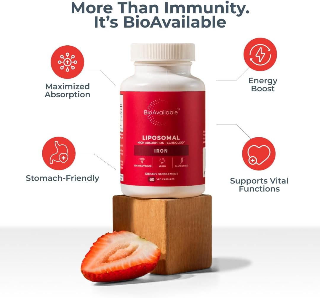 Liposomal Iron | 60 Capsules | Maximum Absorption | Vegan & Gluten-Free - Image 6