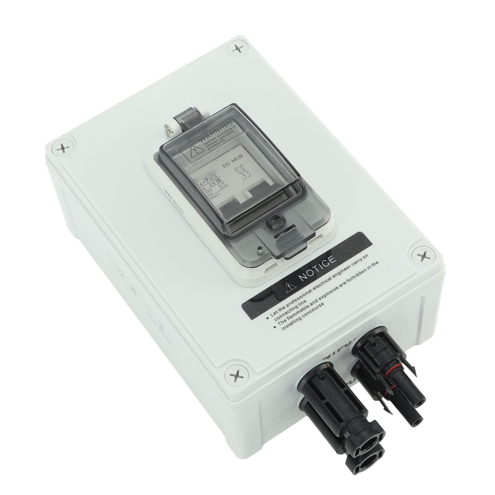 Scatola interruttore miniaturizzato da 40 A AC DC 2P Sezionatore solare non polarizzato, protezione elettrica impermeabile IP67 per sistemi fotovoltaici e applicazioni di