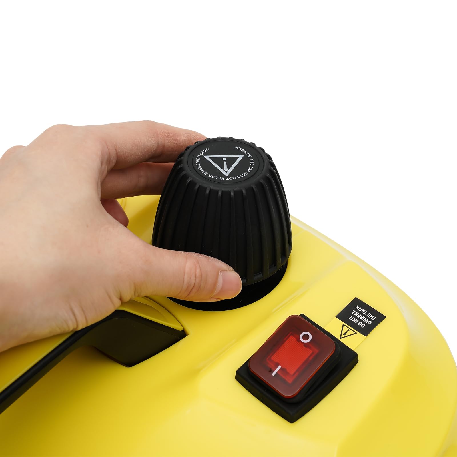 Limpiador de vapor,Steam Cleaner 2000w con 13 accesorios presión 5 bar potencia con tanque de agua 1,8 l, para alfombras, ventanas, vidrio y cortina