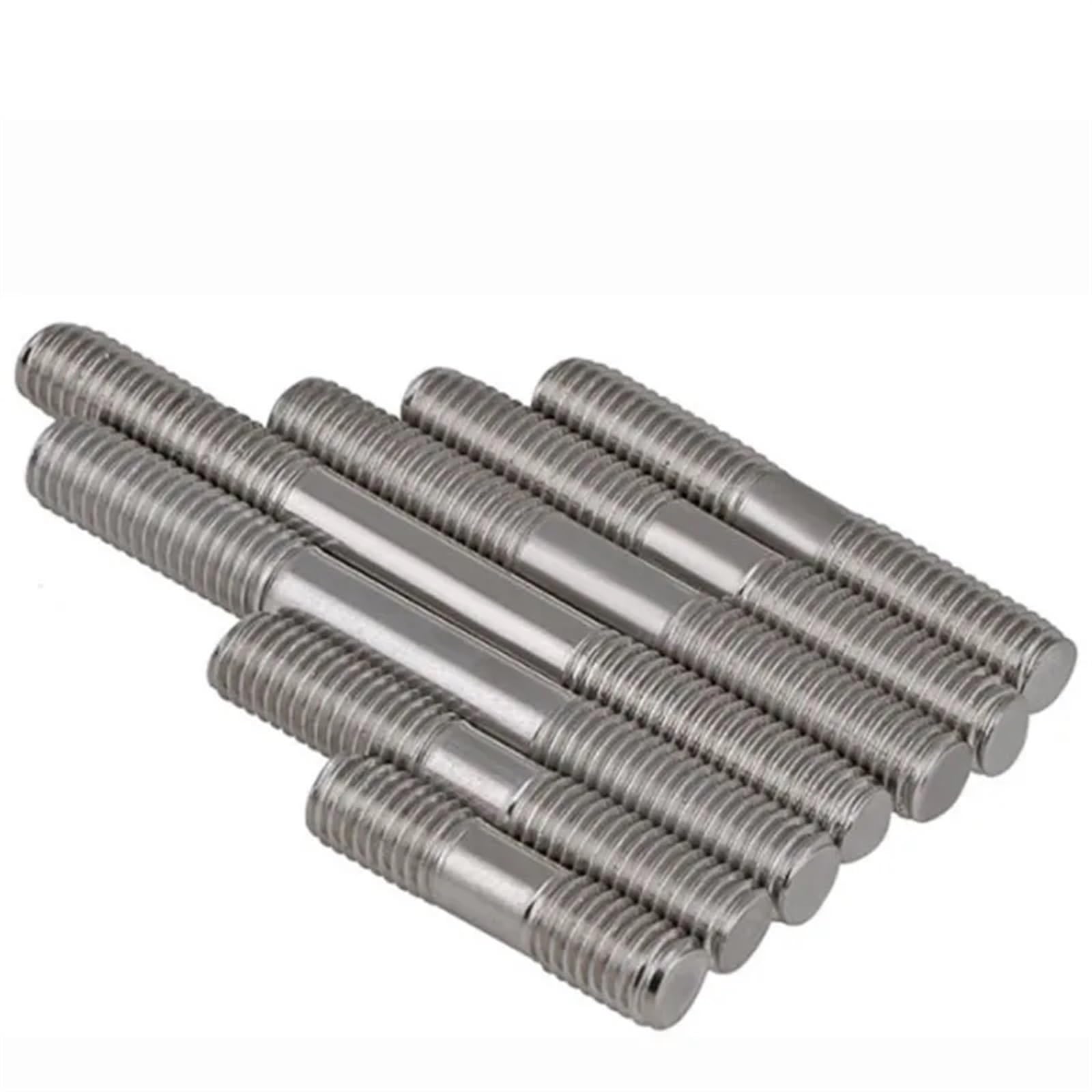 Varilla Roscada M3 X0.5 50 mm - 200 Métrico 304 Acero inoxidable Doble extremo Roscado Pernos Tornillo Varilla(M3X140mm-20pcs)
