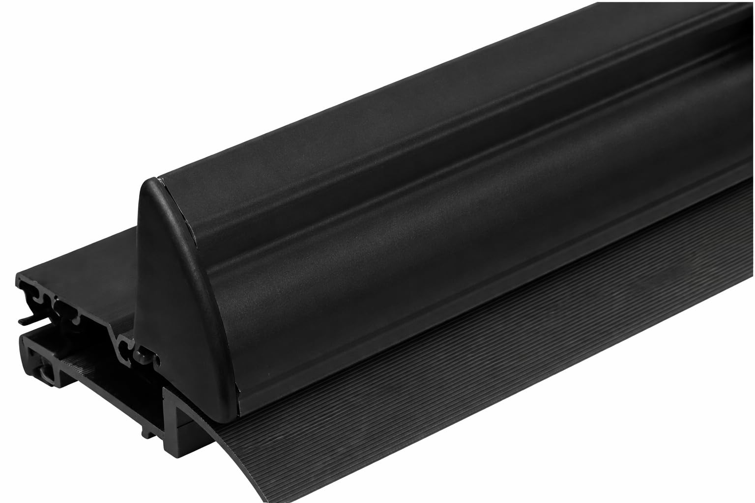 Exitex Black Weather Bar Kit 914Mm (36") – Aluminium Door Threshold Seal For Inward Opening Doors – Bs8300 Equality Act & Part M Compliant, Easy Access Ramp-Ready Design (Black)