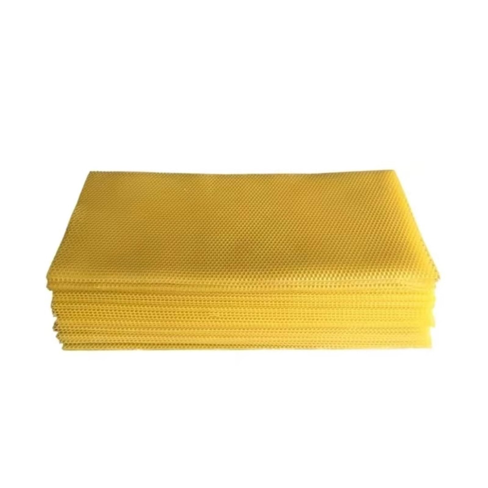 Hoja de cera de abejas dorada para cuadros de colmena, 30 bases de nido