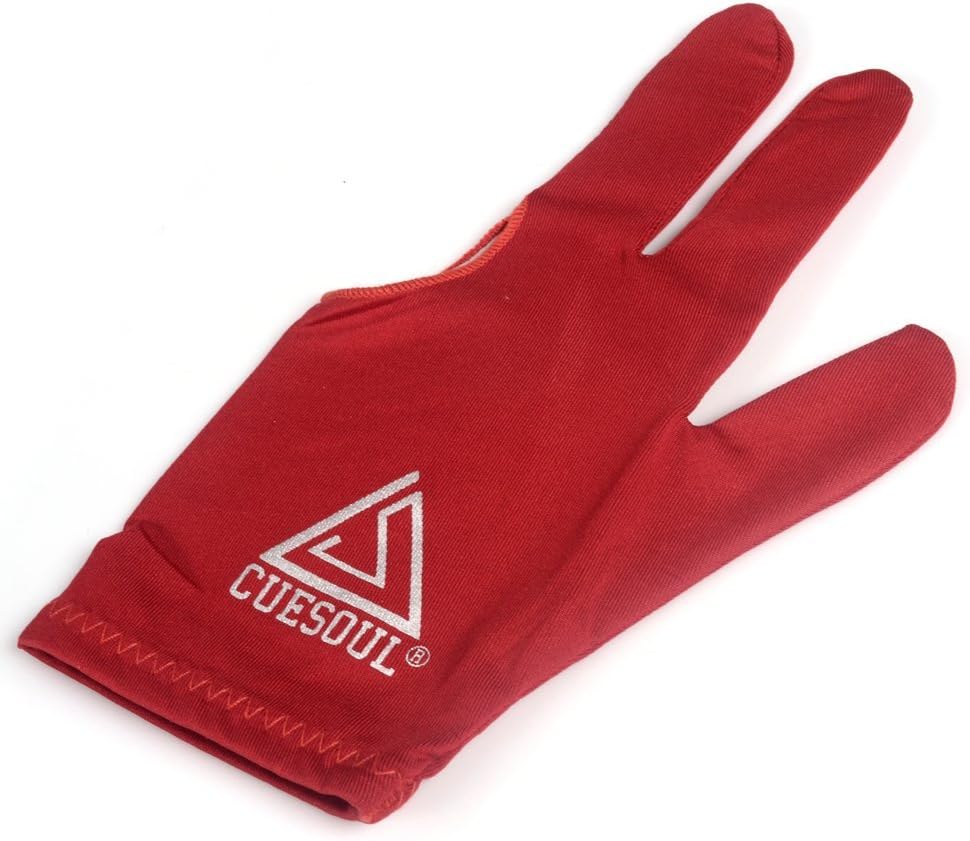 CUESOUL 10pcs/Set 3 Finger Billiards Gloves Pool Cue Gloves : Sports & Outdoors