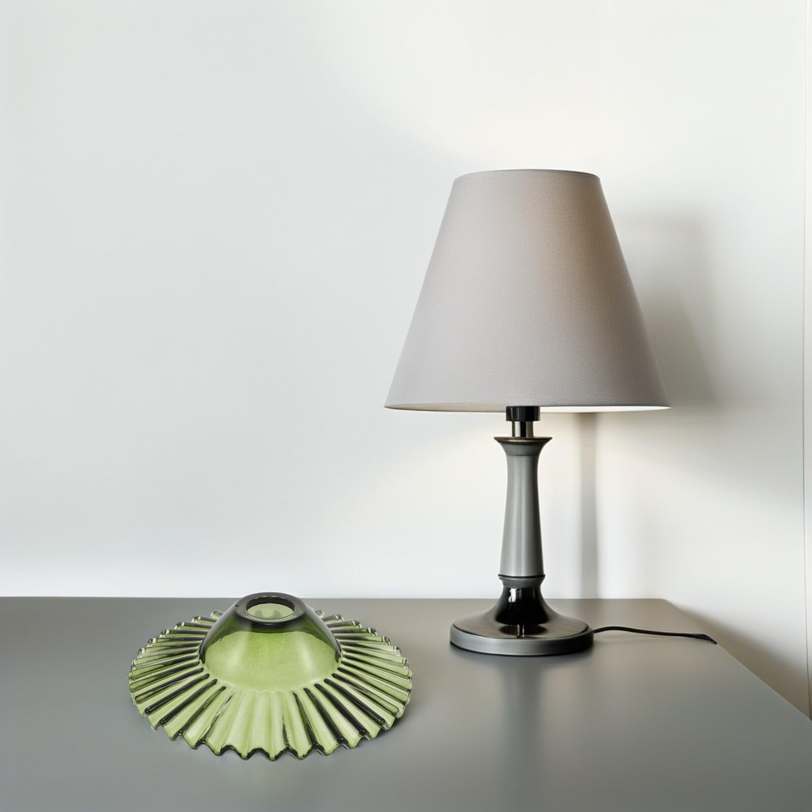 Ciemnozielony szklany klosz szklany klosz lampy lampy dzwonkowej Zielona lampa zabytkowy Lampa wisząca Odcień ściennej Absaż sufitowy Green