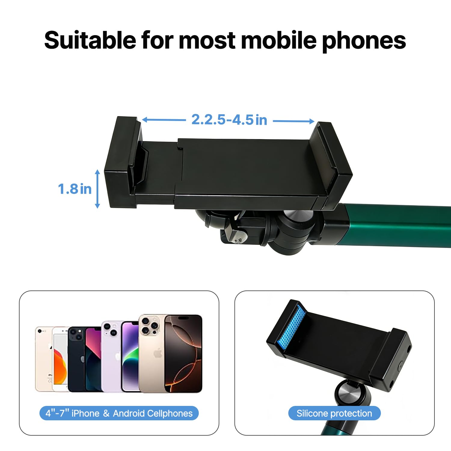 Soporte para teléfono Celular para grabación de Video (Clip para teléfono)