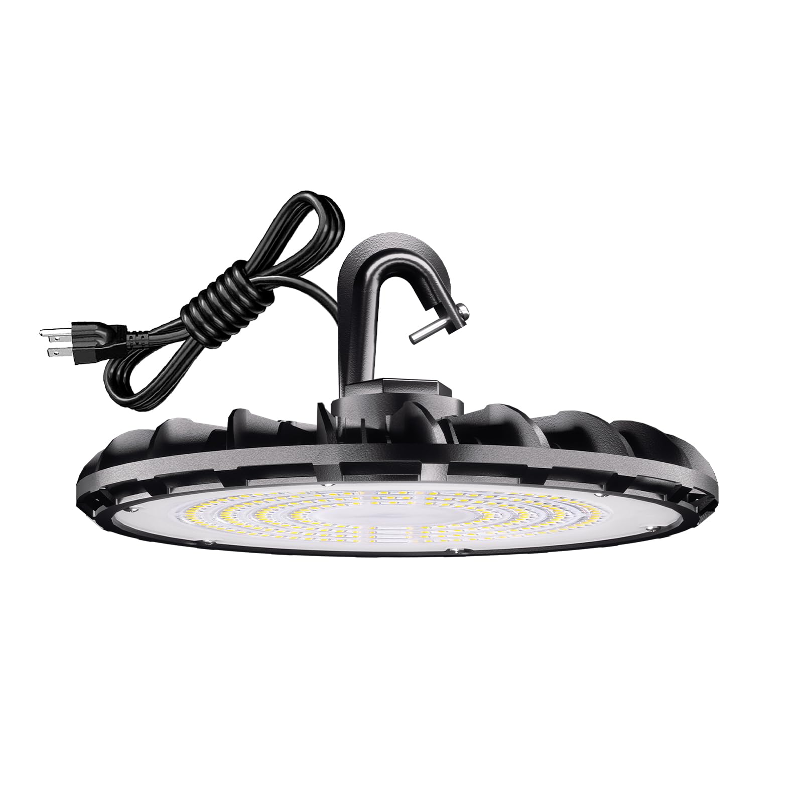 150W UFO LED High Bay Light, High Bay LED Shop Lights for Warehouse Workshop, 16,500LM, 5000K Daylight, Highbay LED Shop Lights Plug & Play, IP65 Waterproof UL Listed