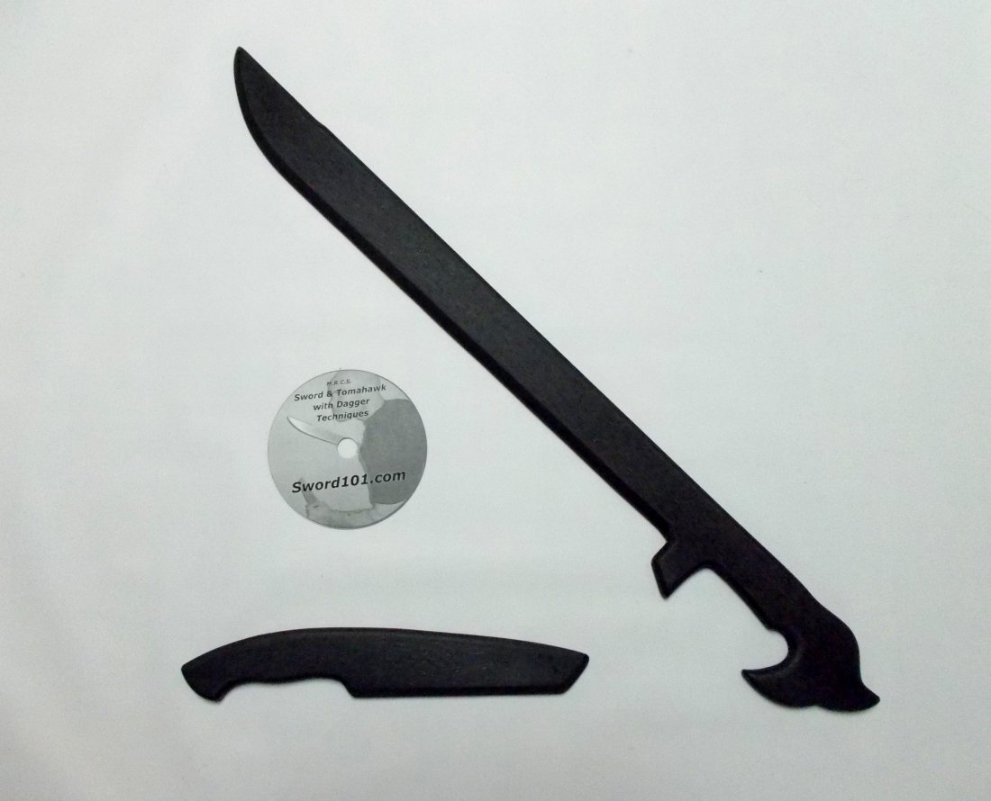 Espada Dagger Practice Sword Training Tanto Knife Instruction Video Polypropylene FMA Replica