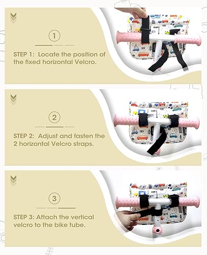 Miniatura 10 de ANZOME Cesta de bicicleta para niñas, accesorio de decoración de bicicleta delantera para niñas y niños, regalo que se adapta a la mayoría de