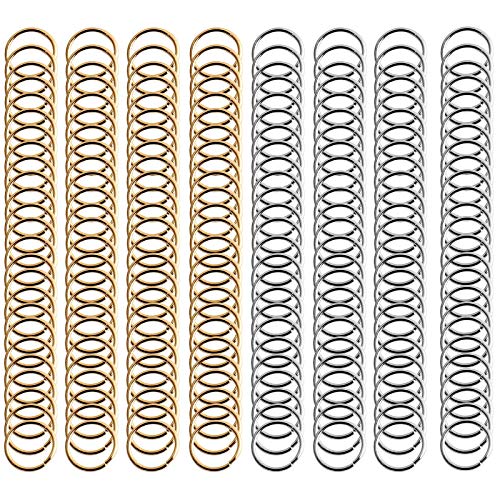Hedume 800 PCS Hair Braid Rings Accessories Clips, Hair Rings, Hair Loop Clips for Women and Girls Fashion Hip-Hop DIY