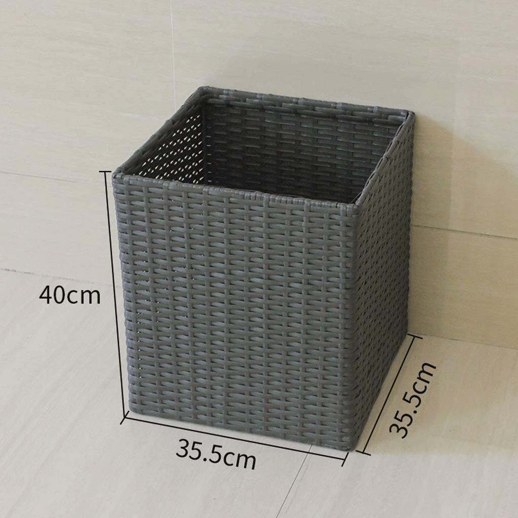 Papelera de Interior, Cesta para Cocina, Papelera, Ropa Gris, Almacenamiento, baño, casa, Oficina, Papelera y contenedor de Reciclaje