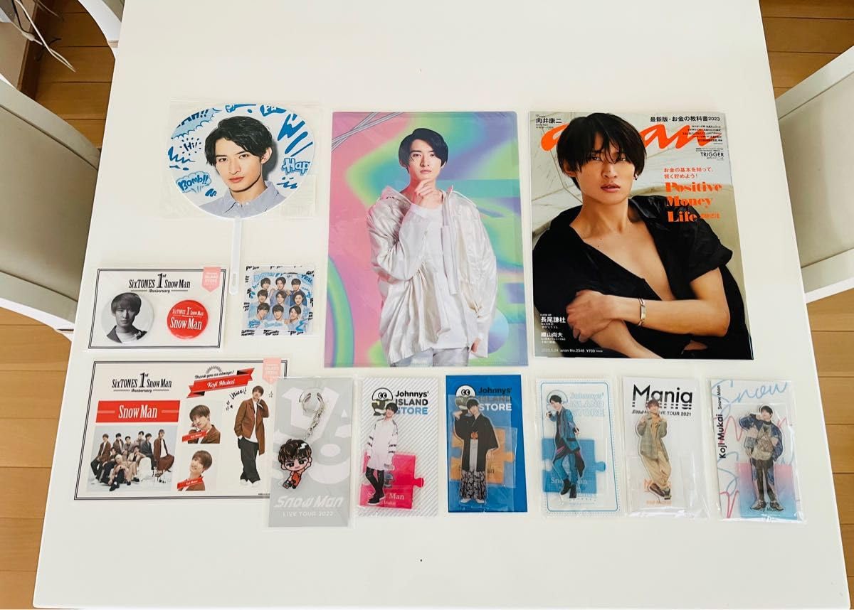 Amazon.co.jp: SnowMan 向井康二 すのチル アクキー アクスタセット  