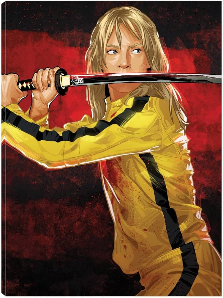 Amazon.com: Fine Art Canvas Kill Bill Canvas Wall Decor by Artist Amazon.com: Fine Art Canvas Kill Bill Canvas Wall Decor by Artist